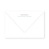 enveloppe assortie