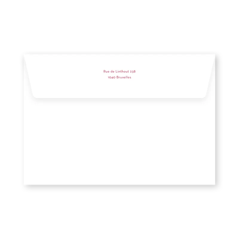 enveloppe assortie