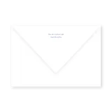 enveloppe assortie