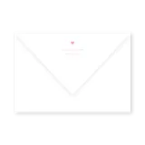 enveloppe assortie