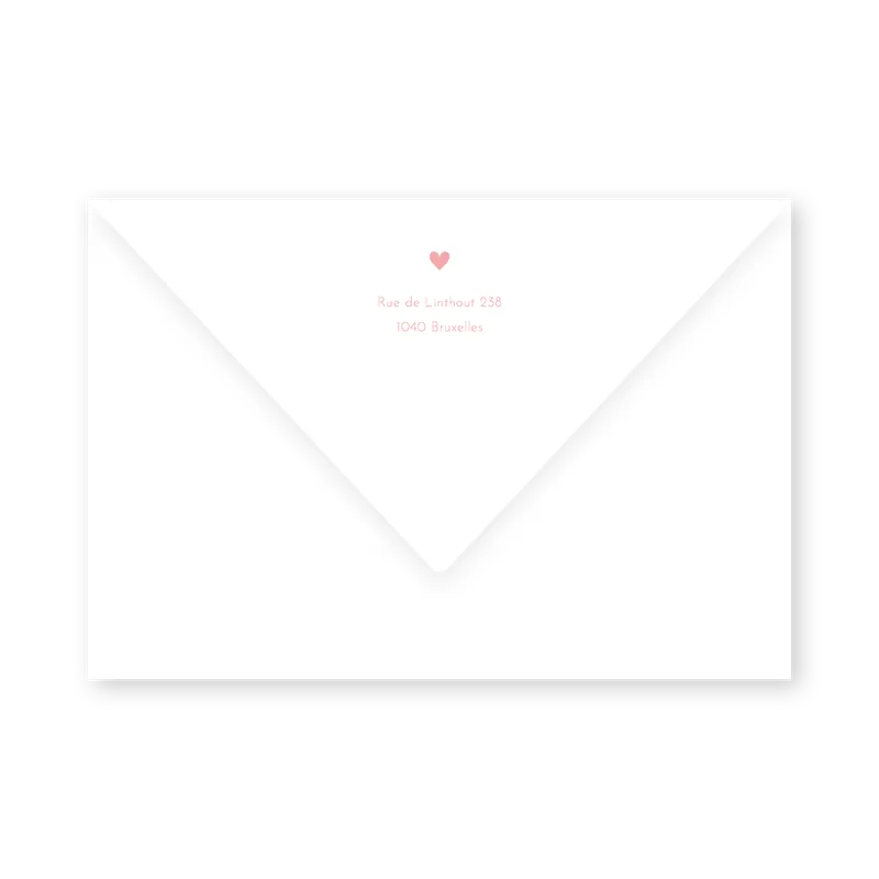 enveloppe assortie