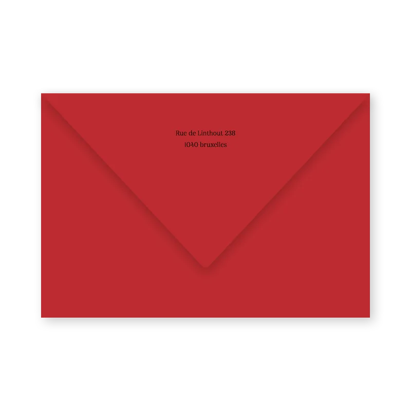 enveloppe rouge