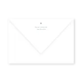 enveloppe assortie