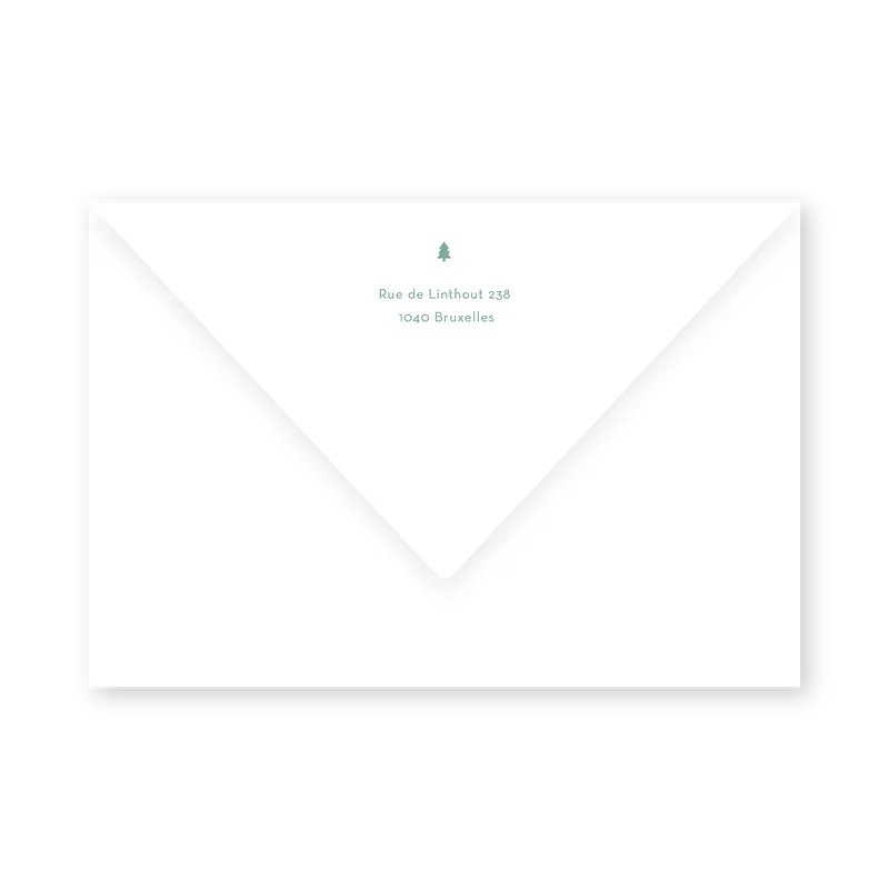 enveloppe assortie
