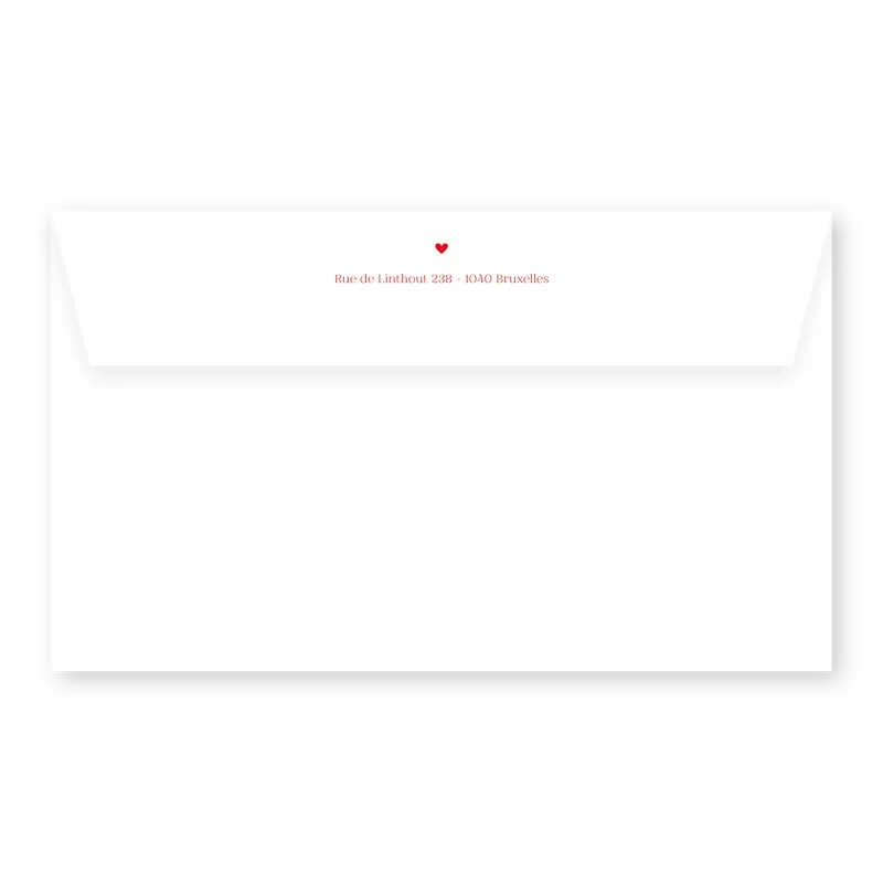 enveloppe assortie 