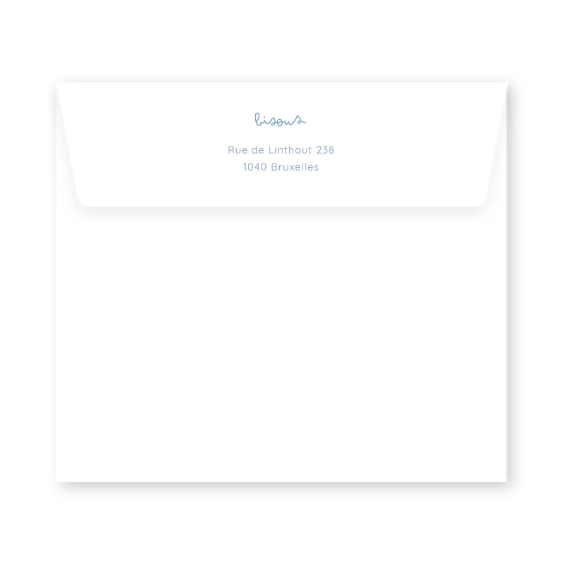 enveloppe assortie