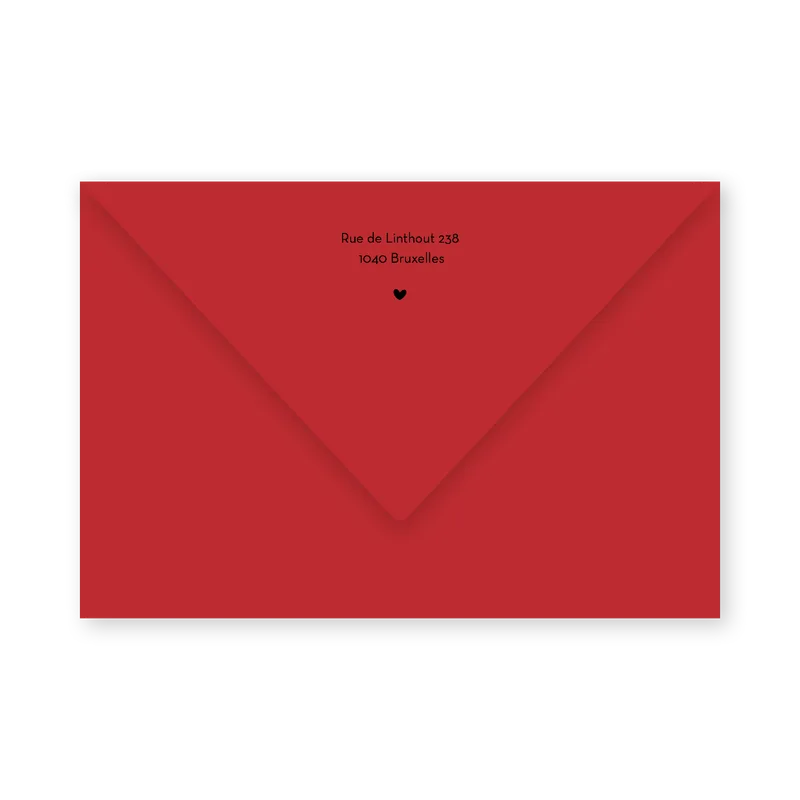 enveloppe rouge