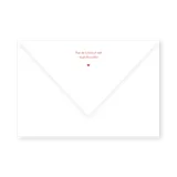 enveloppe assortie