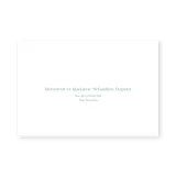 enveloppe assortie