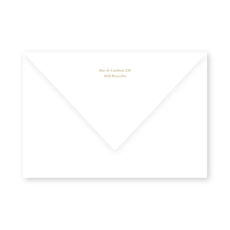 enveloppe assortie 