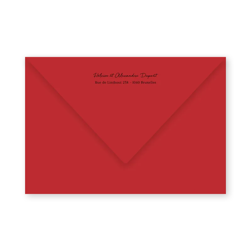 enveloppe rouge