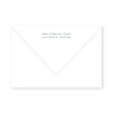 enveloppe assortie