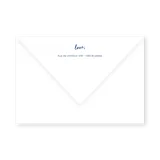 enveloppe assortie 