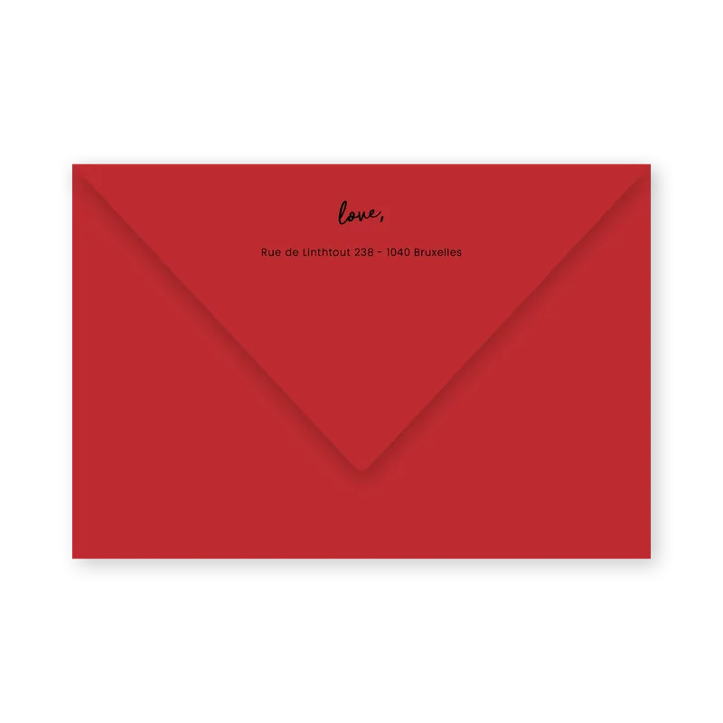 enveloppe rouge