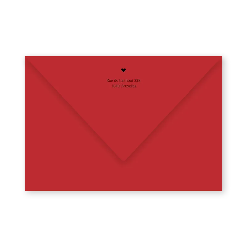 enveloppe rouge