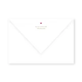 enveloppe assortie