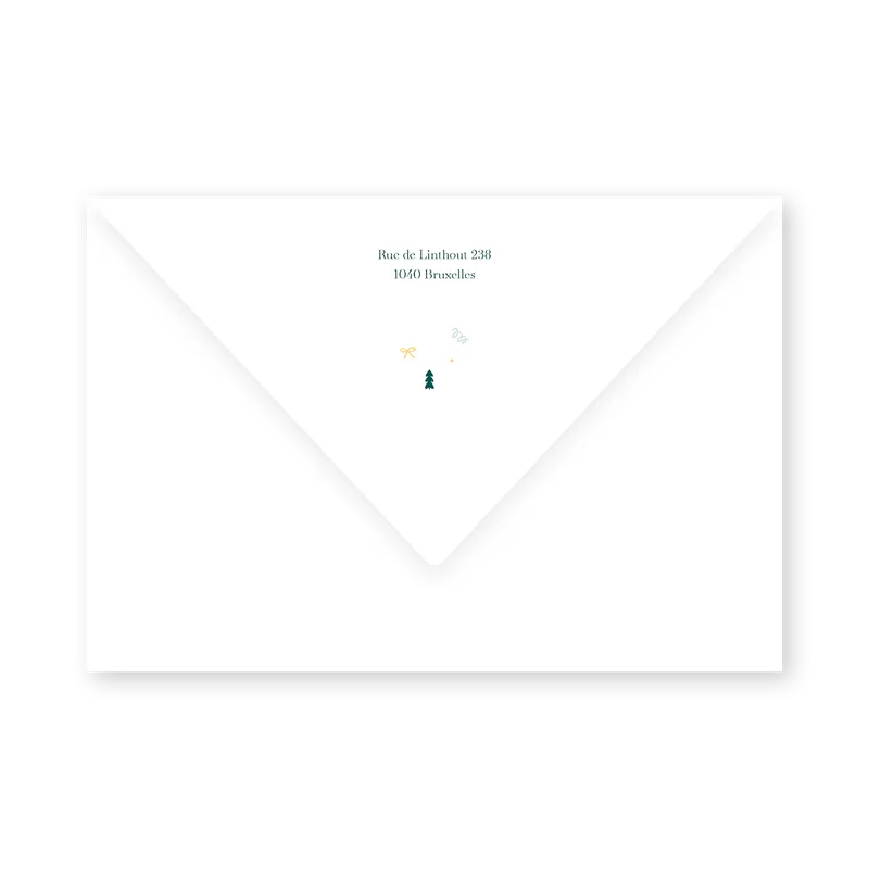 enveloppe assortie