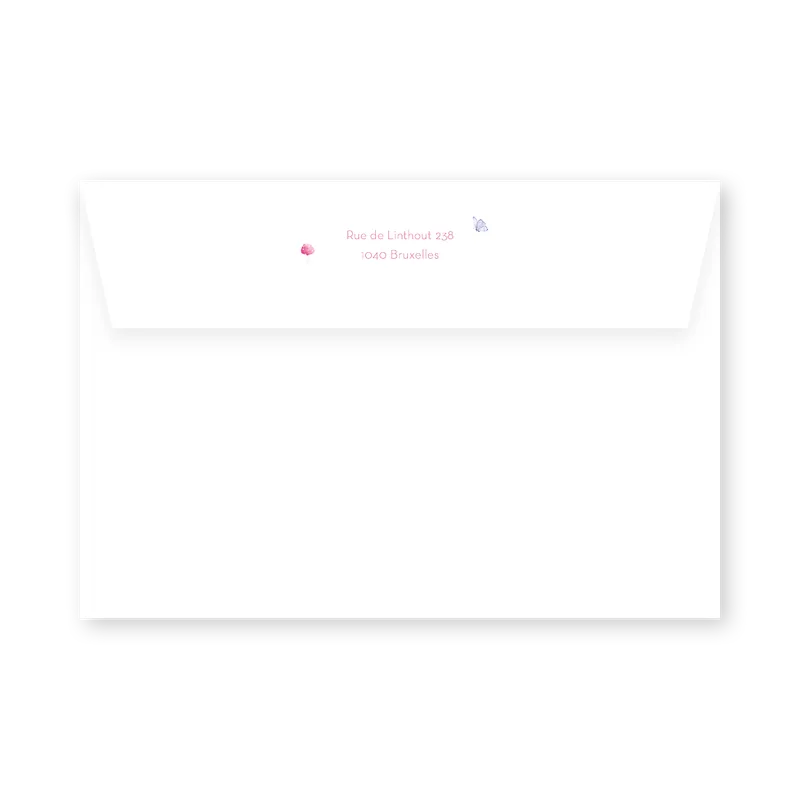 enveloppe assortie