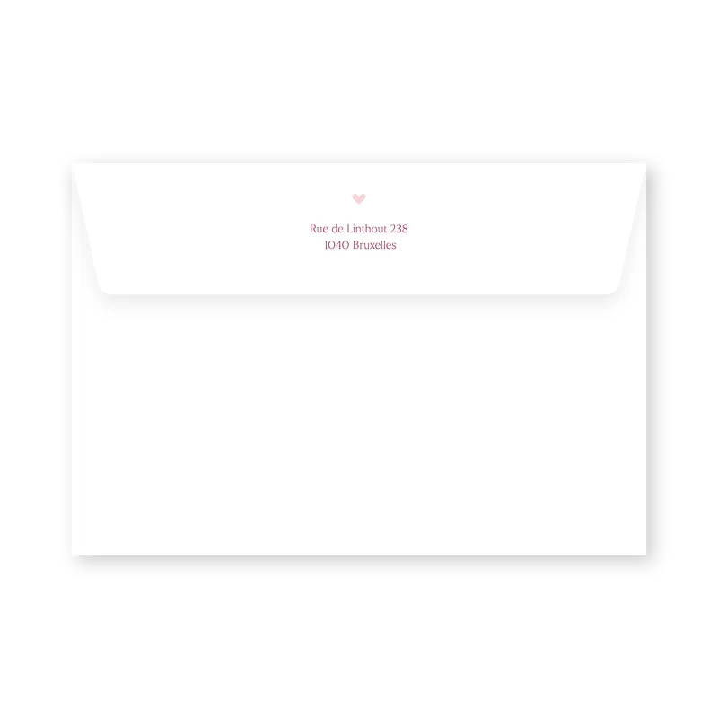 enveloppe assortie