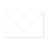 enveloppe assortie