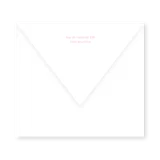 enveloppe assortie