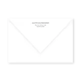 enveloppe assortie