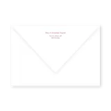 enveloppe assortie