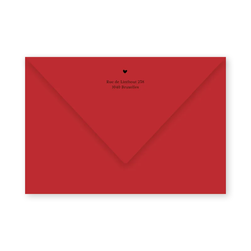 enveloppe rouge