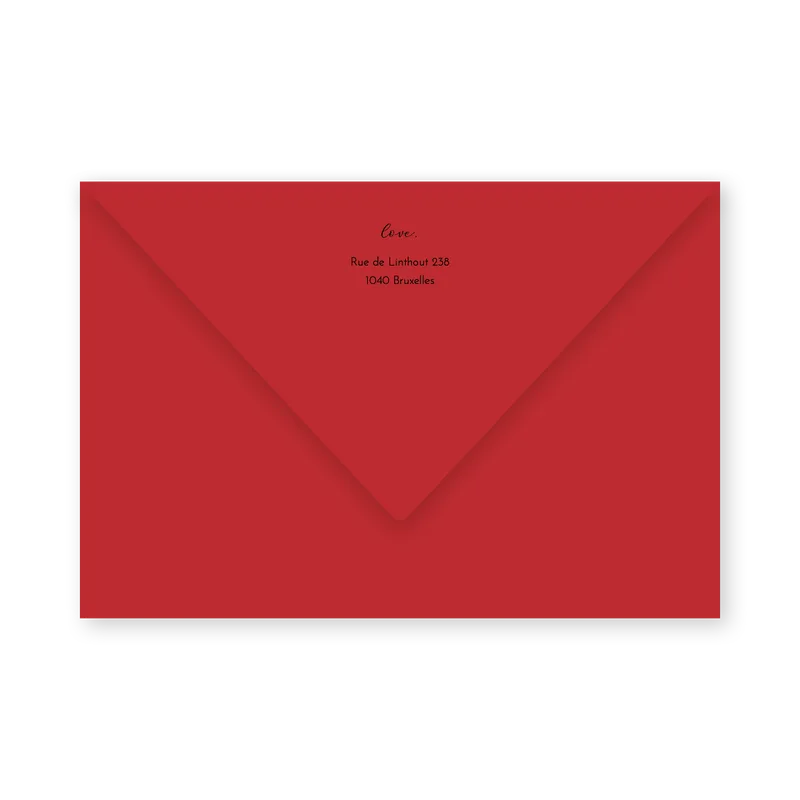 enveloppe rouge