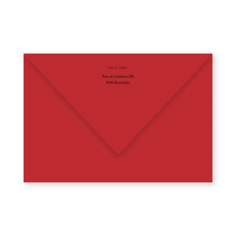 enveloppe rouge