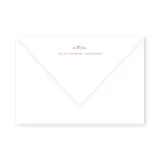 enveloppe assortie
