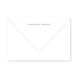 enveloppe assortie