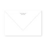 enveloppe assortie