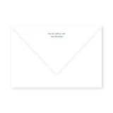 enveloppe assortie