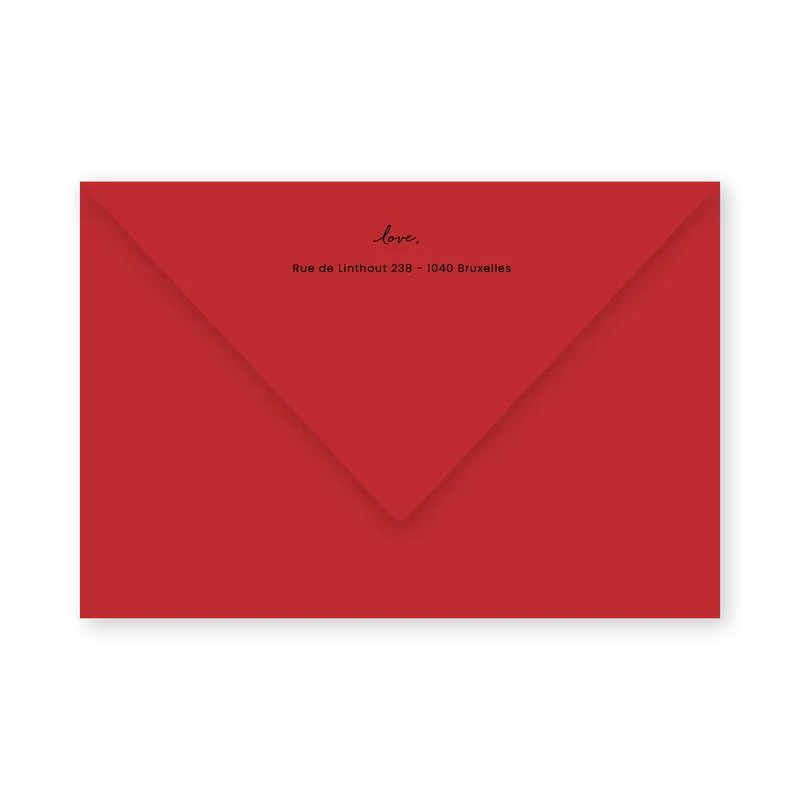 enveloppe rouge