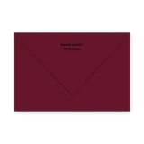 enveloppe bordeaux 