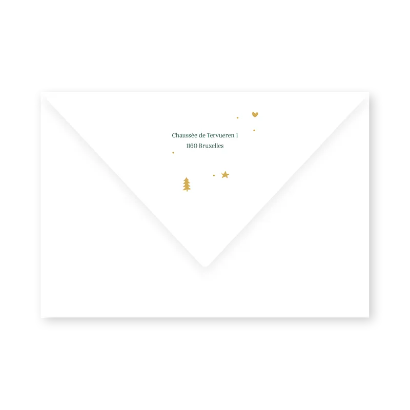 enveloppe assortie