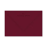 enveloppe bordeaux 
