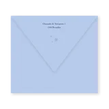 enveloppe bleu 